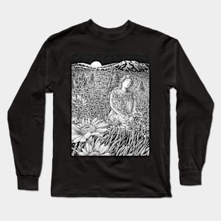 The Sun Rises and I Gather Blooms Long Sleeve T-Shirt